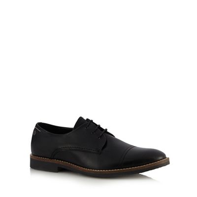 Black 'Billy' leather Derby shoes